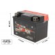 Batteria Moto AGM CBTX4L-BS YTX4L-BS 12V 3Ah