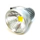 Faretto Illuminazione A Binario A Led 220V 20W Track Lampada Led Bianco Caldo Mod. Argento