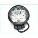 Faro 27W Profondità Supplementare A Led Rotondo 12V 24V 