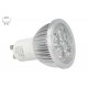 Faretto Lampada LED GU10 4X1W Bianco Caldo220V