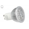 Faretto Lampada LED GU10 4X1W Bianco Freddo 220V