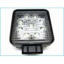 Faro 27W Profondità Supplementare A Led Quadrato 12V 24V 