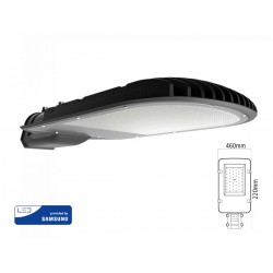 Lampione Stradale Led 100W Chip Samsung 4000K Street Lamp Per Strada Giardino Villa SKU-535
