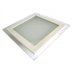 Faretto Led Da Incasso Quadrato 12W Bianco Caldo Con Vetro Disegno Moderno Illuminazione Bagno Soggiorno SKU-4742