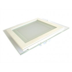 Faretto Led Da Incasso Quadrato 12W Bianco Neutro Con Vetro Stile Moderno Illuminazione Bagno Soggiorno SKU-6278