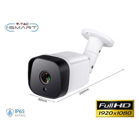 Telecamera di Videosorveglianza Da Parete Con Cavo Video BNC Per DVR IP65 Esterno AHD CVI TVI CVBS 1080P SKU-8475