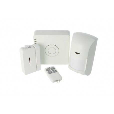 Kit Allarme Completo Antifurto Wireless Sensore Contatto Magnetico Per Porta e Finestra Sensore Di Movimento PIR WiFi App iPhon