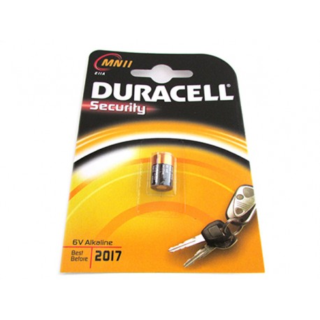 Pila Batteria Duracell Alkaline MN11 E11A Security 6V Per Dispositivi di Sicurezza Telecomando Auto