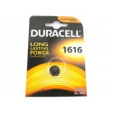 Pila Batteria Lithium A Bottone Duracell Litio 1616 DL1616 CR1616 BR1616 3V