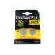 Pila Batteria Lithium A Bottone Duracell Litio 2025 DL2025 CR2025 ECR2025 3V Confezione Da 2 Pile