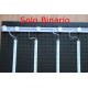 Sistema Binario Guida Barra Plastica Elettrificata Per Striscia Faretto Led 2 Metri Per Scaffalatura Sottopensile Colore Bianco