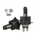 Kit Full Led Canbus H4 30/30W 12V Con 6 Chip Philips Lumileds ZES Super Compatto Facile Da Installare Auto Moto Scooter