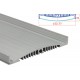 Profilo Alluminio Moderno Per Fare Plafoniera Led Lineare Da Soffitto A Sospensione o Applique Da Parete 1 Metro