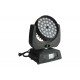 Testa Mobile Wash Led RGBW Sound Station 36X10W Con Zoom DMX 512 Master Slave