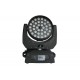 Testa Mobile Wash Led RGBW Sound Station 36X10W Con Zoom DMX 512 Master Slave