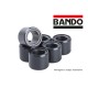 BANDO Kit 6 Rulli 20x15 12g Per Moto Honda SES Dylan 150 SH 125/150 SYM Joyride 125 Suzuki UX Sixteen 125