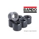 BANDO Kit 6 Rulli 18x14 14g Per Moto Honda Vision 110 Agilit Y 125/200 Peugeot Vivacity 125