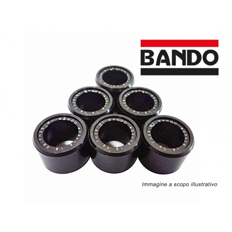 BANDO Kit 6 Rulli 20x15 17g Moto Suzuki UH Burgman 150 cc 2002-2006