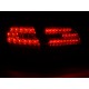 Audi A4 LED 04 a 08 rosso nero