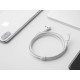 2 Pezzi Cavo USB Dati Ricarica Per Iphone Colore Bianco 1 Metro