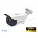 Telecamera di Videosorveglianza IP Camera LAN RJ45 IP65 Esterno Con Sensore IR Full Color Con 4 Led SKU-8479