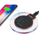 Caricabatterie Wireless Charger QI 5V 1A Cavo Micro USB Incluso