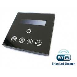 Varialuce Led Triac Dimmer SCR 220V 200W Touch Panel WiFi Interfacciabile Con Iphone Smartphone Android TM111