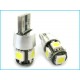 Lampada Led Canbus T10 W5W 5 SMD