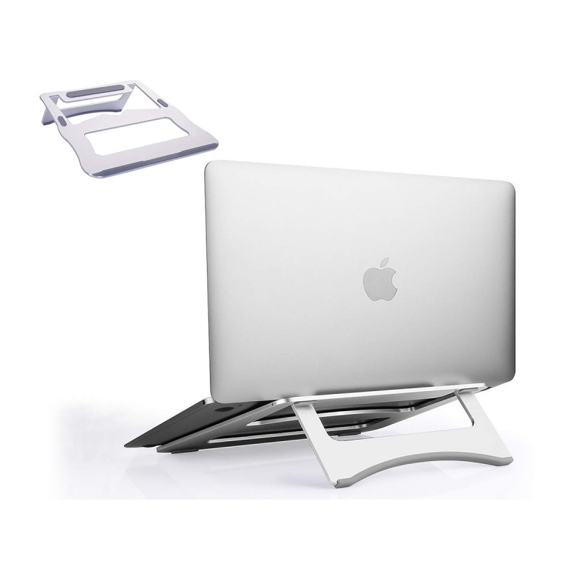 Supporto In Alluminio Per Notebook PC Portatile Laptop Pieghevole Design  Ergonomico Stabile - ndrdistribuzione