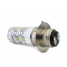 Lampada Led H6M Biluce 50W 12V 10 Smd Cree 5W Per Scooter Moto Luminoso Attacco P15D-25-1 35/35W
