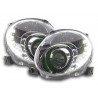 Fanali anteriori Fiat 500 Daylight 07- CROMATO