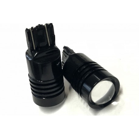 Coppia 2 Lampade Led T20 7443 W21/5W Con 1 Power Led 2W Bianco Freddo 6000K 12V 2W