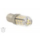 Lampada Led E14 DC 12V 24V 4W Bianco Caldo 27 Smd 2835