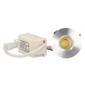 Mini Faretto Led Da Incasso Satinato Rotondo 3W Bianco Neutro