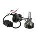 Kit Full Led Cob H3 26W Reale 12V Con Ventola Raffrenddamento Silenziosa Attacco Regolabile 2200 Lumen