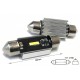 Lampadina Led Siluro Canbus Pro 36mm 1 Smd 1860 Da 5W No Errore 12V No Polarita Super Luminoso