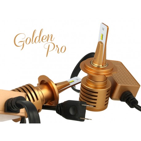 Kit Full Led Canbus Golden Pro H7 25W 12V 4000 lm Super Slim Facile Da Installare Raffredamento Ventola