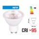 Lampada Led GU10 6W CRI 95 220V 38 Gradi Bianco Freddo 6400K Chip Samsung Garanzia 5 Anni Angolo Stretto SKU-7499