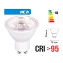 Lampada Led GU10 6W CRI 95 220V 38 Gradi Bianco Freddo 6400K Chip Samsung Garanzia 5 Anni Angolo Stretto SKU-7499