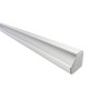 Profilo Canalina Barra Alluminio Led Anodizzato Angolare Corner Curva 90 Gradi Per Strip Led Fino a 12mm 1 Metro