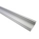 Profilo Canalina Barra Alluminio Led Anodizzato Super Slim Quadrato Per Striscia Bobina Led Fino a 12mm 1 Metro