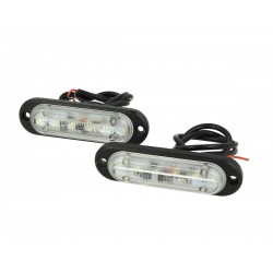 Luci Diurne Led DRLs Driving Light 12V 24V 6X1W IP68 Universale Per Auto Camion