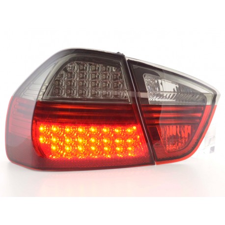 POSTERIORI LED BMW serie 3 E90 05 a 08 nero rosso