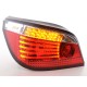 POSTERIORI LED BMW serie 5 E60 03- rosso/chiaro