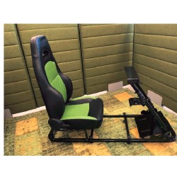 Simulatore Sediolino da corsa su PC e Console di gioco GREEN BLACK