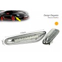 Kit Freccia Laterale a Led Side Marker Dinamica Lente Trasparente BMW E46 E36 E90 E91 E60 E61 E81 E82 E87 E88 E92 E93 X1 E84 X3