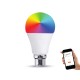 Lampada Led Bulb B22 A60 10W WiFi RGB CCT Dimmerabile APP Compatible Amazon Alexa Google Home