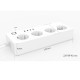 Multipresa Smart WiFi Con 4 Presa Schuko 16A 220V + 4 Presa USB 3,1A 5V Compatibile Con Alexa Google Home