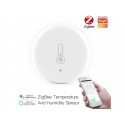 ZigBee Sensore Di Temperatura e Umidita APP Tuya  Modello Rotondo