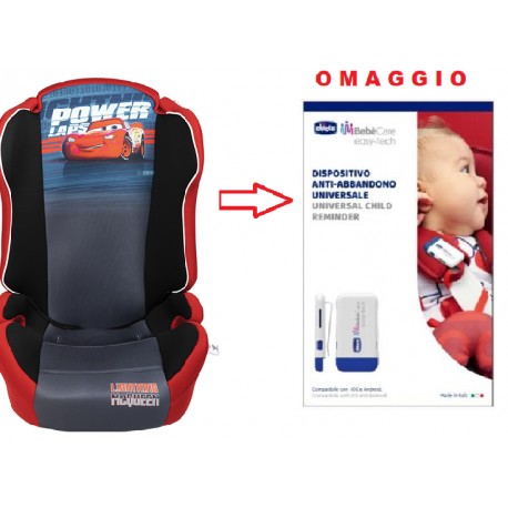 SEGGIOLINO AUTO CARS GR.2/3 (15-36KG) + OMAGGIO